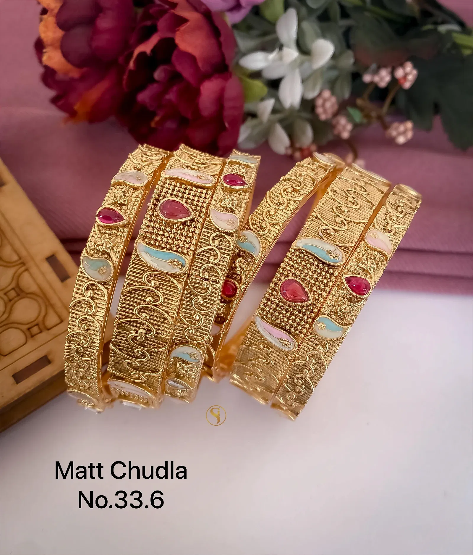 Matte Chudla Bangles Wholesale Market In Surat
